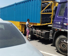 货车车厢气动打码机